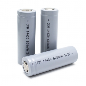14430-400mAh-500mAh-600mAh（3.2V）